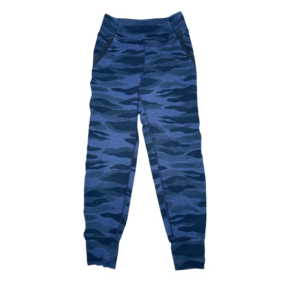 Lululemon Bolt Mini Coast Camo Jogger Pants‎ Blue Womens 4 Workout Athleisure